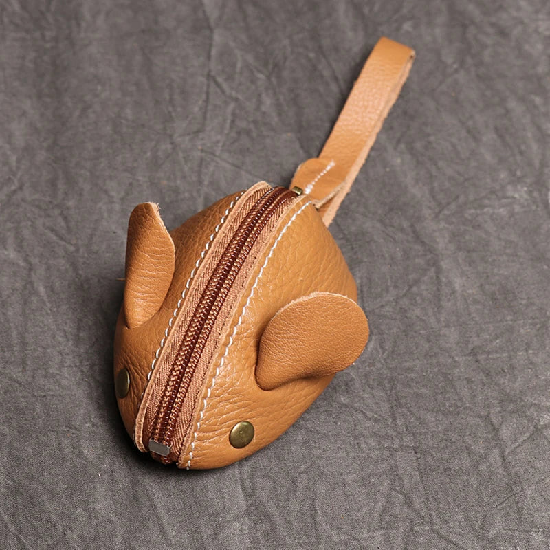 Porte-Monnaie Cuir Souris
