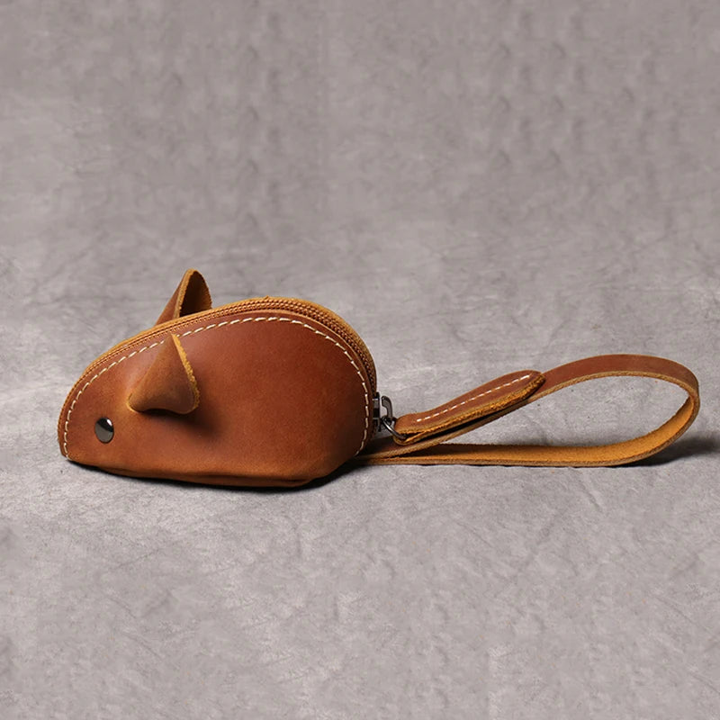 Porte-Monnaie Cuir Souris