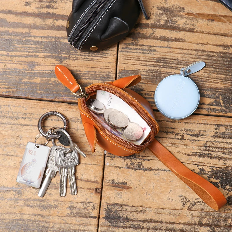 Porte-Monnaie Cuir Souris