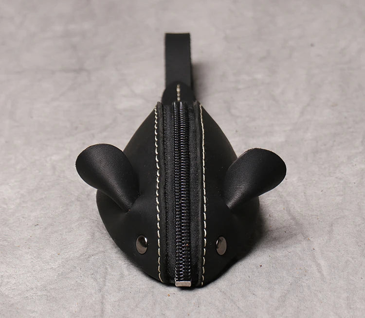 Porte-Monnaie Cuir Souris