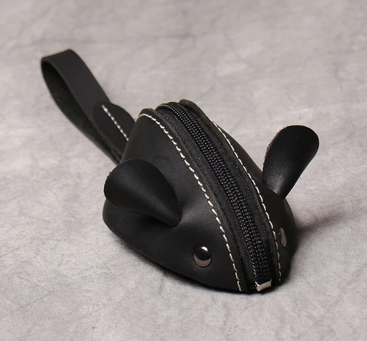 Porte-Monnaie Cuir Souris