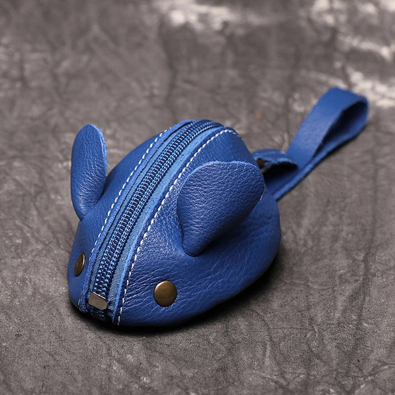 Porte-Monnaie Cuir Souris