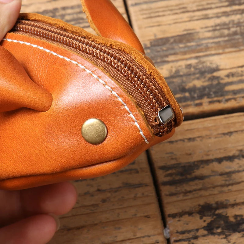 Porte-Monnaie Cuir Souris