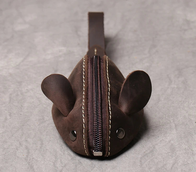 Porte-Monnaie Cuir Souris