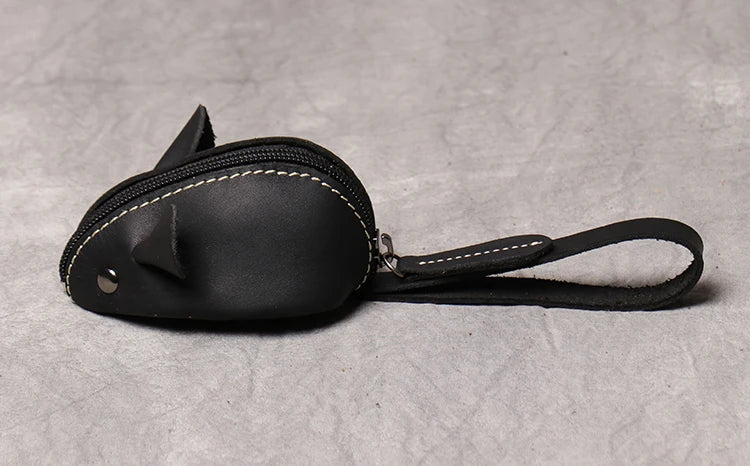 Porte-Monnaie Cuir Souris