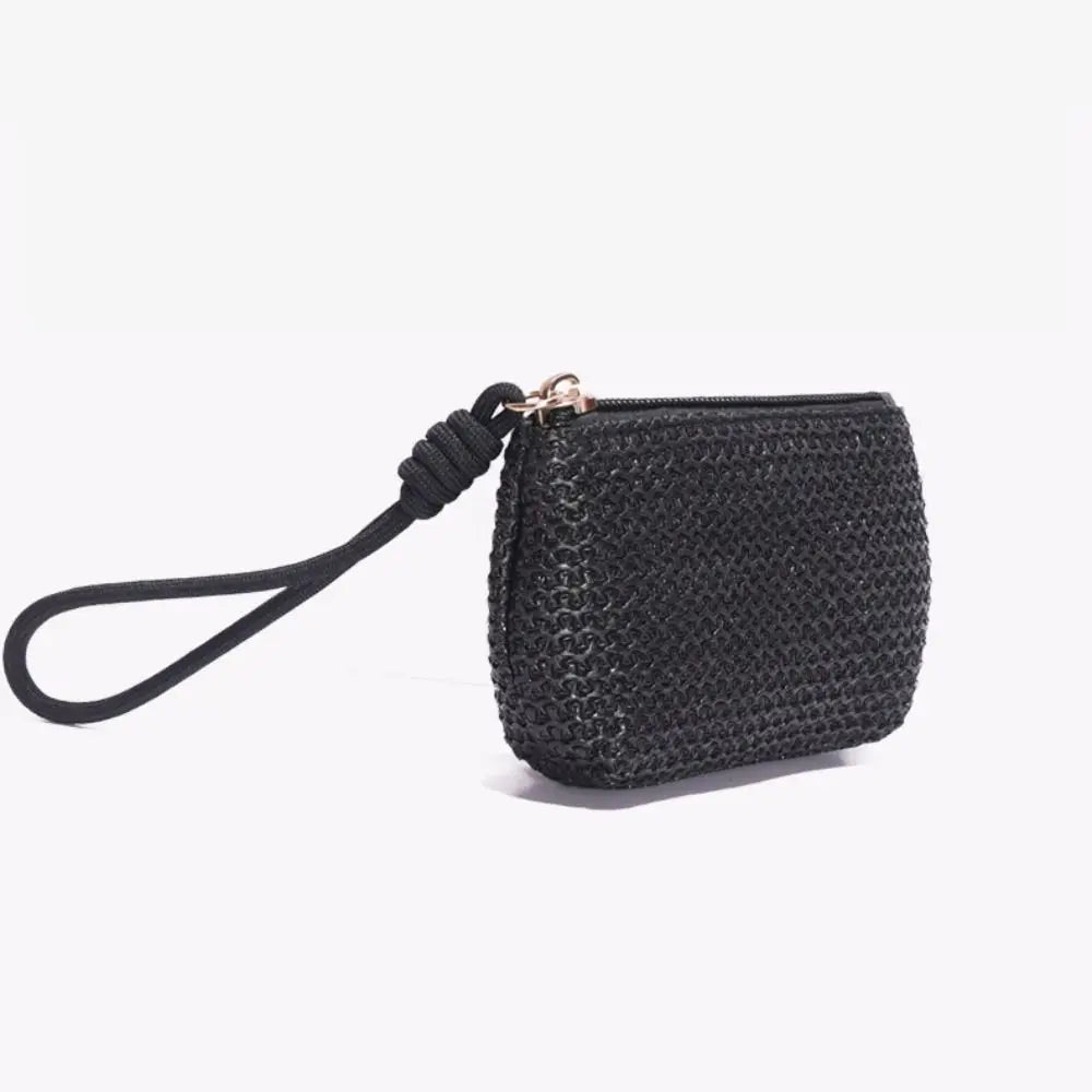 Mini Portefeuille Paille