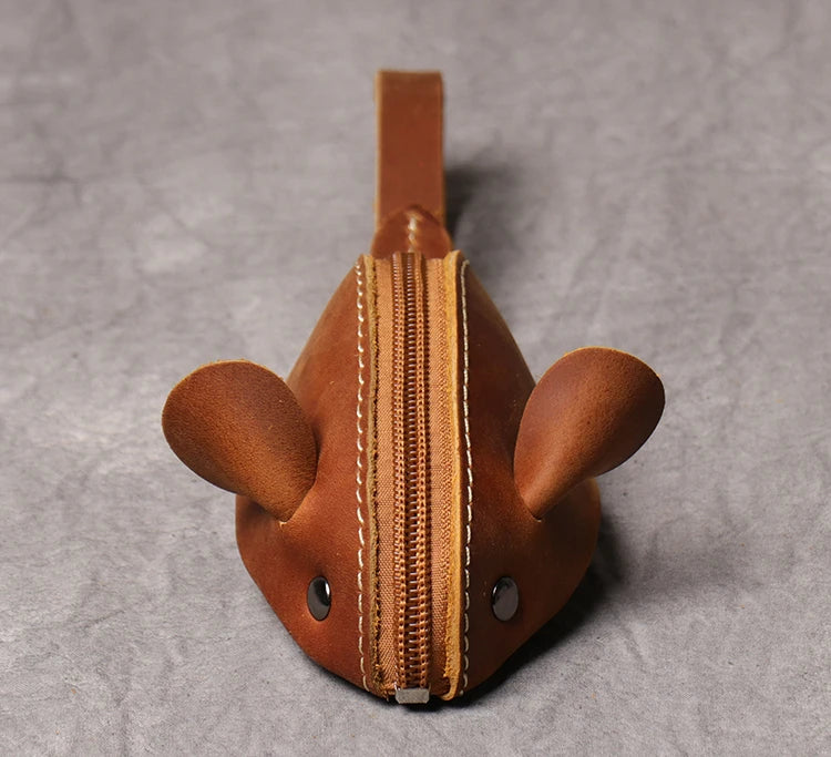 Porte-Monnaie Cuir Souris