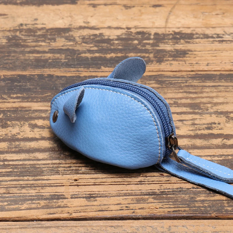 Porte-Monnaie Cuir Souris