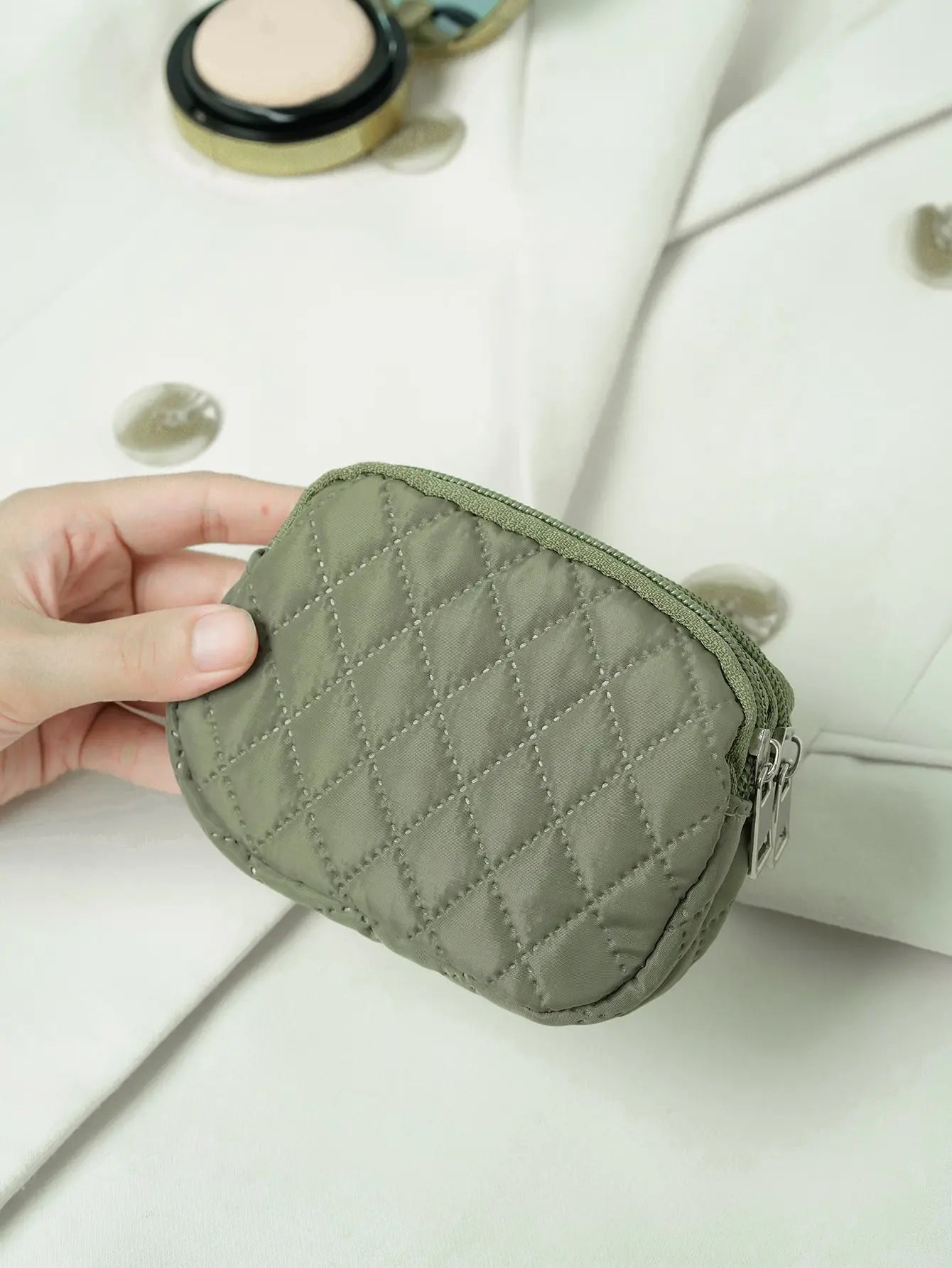 Porte-Monnaie Carré Élégant