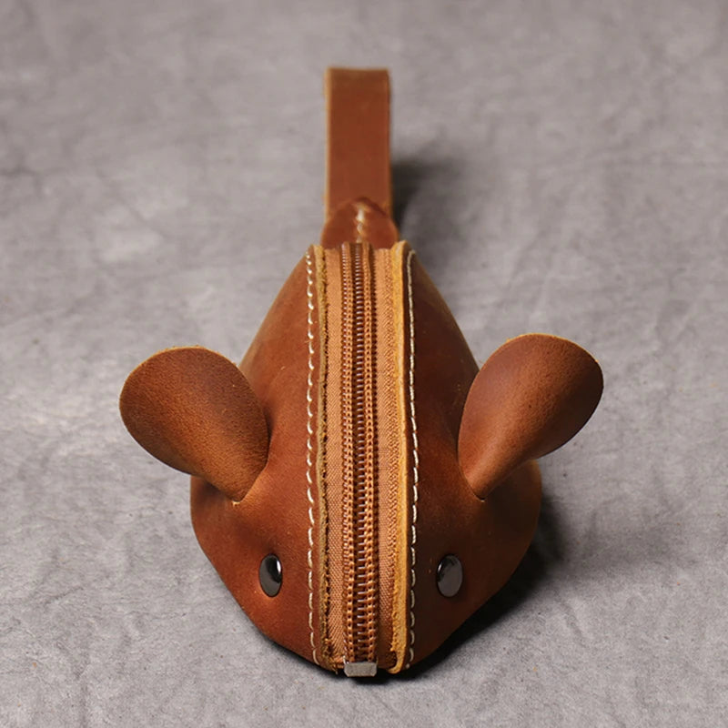 Porte-Monnaie Cuir Souris