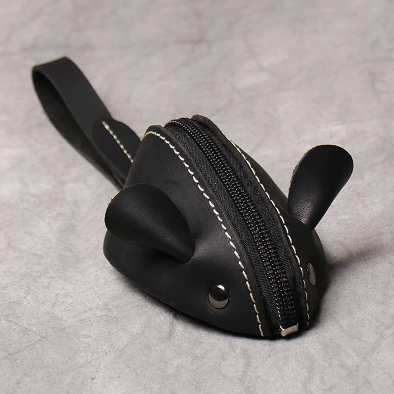 Porte-Monnaie Cuir Souris