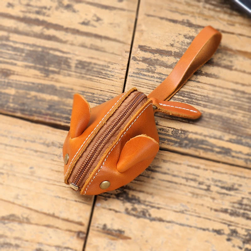 Porte-Monnaie Cuir Souris