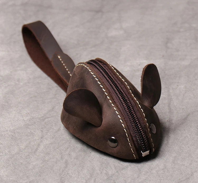 Porte-Monnaie Cuir Souris