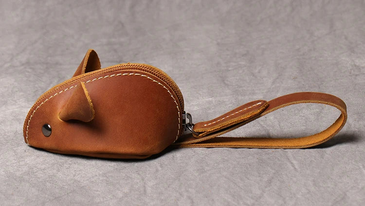 Porte-Monnaie Cuir Souris